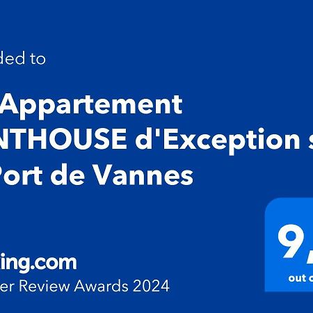 Un Appartement Penthouse D'Exception Sur Le Port De Vannes Exterior foto